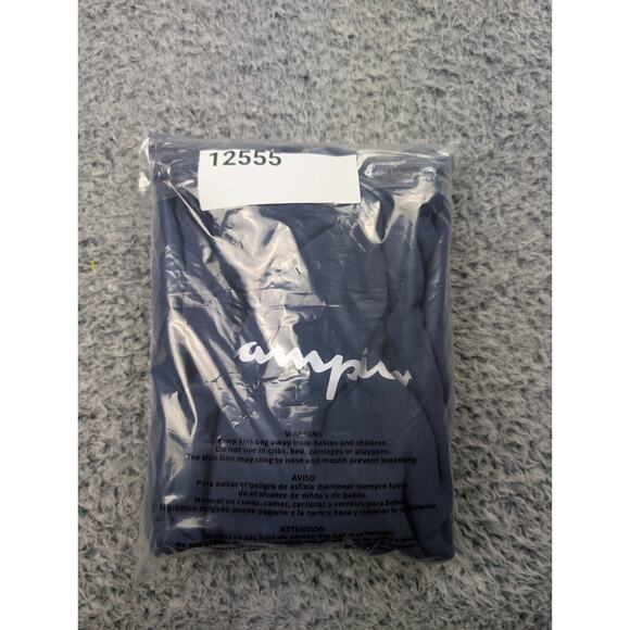 Champion Hoodie Men Medium Blue Athleisure Lightweight Logo Pullover Sweatshirt - Picture 6 of 6